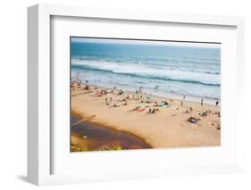 Beach on the Indian Ocean. India (Tilt Shift Lens).-Andrey Armyagov-Framed Photographic Print