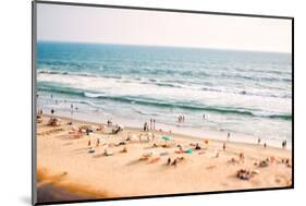 Beach on the Indian Ocean. India (Tilt Shift Lens).-Andrey Armyagov-Mounted Photographic Print