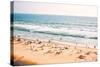 Beach on the Indian Ocean. India (Tilt Shift Lens).-Andrey Armyagov-Stretched Canvas