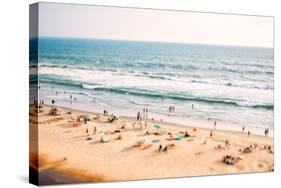 Beach on the Indian Ocean. India (Tilt Shift Lens).-Andrey Armyagov-Stretched Canvas