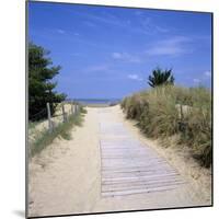 Beach on the West Coast, Ile de Re, Poitou-Charentes, France, Europe-Stuart Black-Mounted Photographic Print