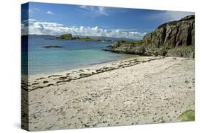 Beach Opposite Islet of Eilean a Ghaill-Duncan-Stretched Canvas