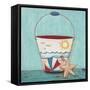 Beach Pail-Elle Summers-Framed Stretched Canvas