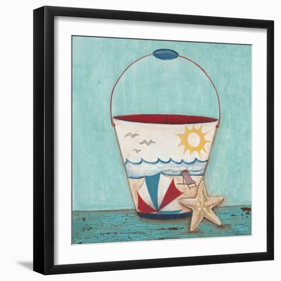 Beach Pail-Elle Summers-Framed Art Print