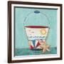 Beach Pail-Elle Summers-Framed Art Print