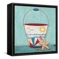 Beach Pail-Elle Summers-Framed Stretched Canvas