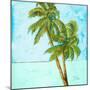 Beach Palm Blue I-Patricia Pinto-Mounted Art Print