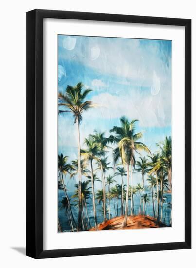 Beach Palm Out-Milli Villa-Framed Art Print