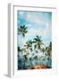Beach Palm Out-Milli Villa-Framed Art Print