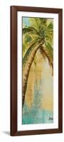 Beach Palm Panel II-Patricia Pinto-Framed Premium Giclee Print