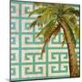 Beach Palm Turquoise Pattern II-Patricia Pinto-Mounted Art Print