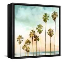 Beach Palms I-Devon Davis-Framed Stretched Canvas