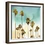 Beach Palms II-Devon Davis-Framed Art Print