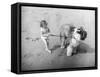 Beach Pals-null-Framed Stretched Canvas