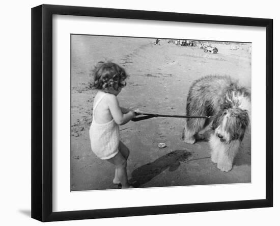 Beach Pals-null-Framed Premium Photographic Print