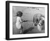 Beach Pals-null-Framed Premium Photographic Print