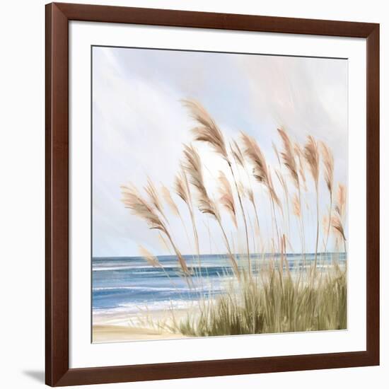 Beach Pampas-Isabelle Z-Framed Art Print