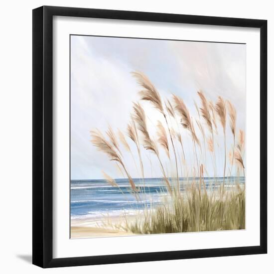 Beach Pampas-Isabelle Z-Framed Art Print