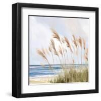 Beach Pampas-Isabelle Z-Framed Art Print