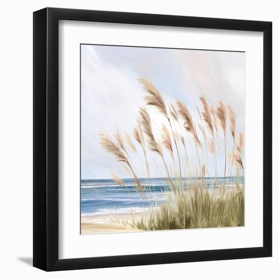 Beach Pampas-Isabelle Z-Framed Art Print