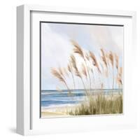 Beach Pampas-Isabelle Z-Framed Art Print