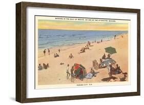 Beach, Panama City, Florida-null-Framed Art Print