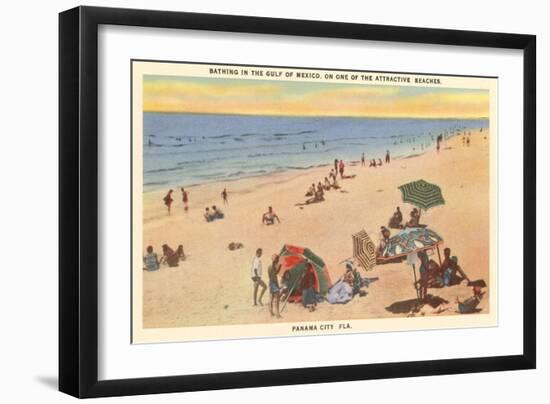 Beach, Panama City, Florida-null-Framed Art Print