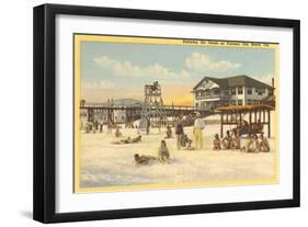 Beach, Panama City, Florida-null-Framed Art Print
