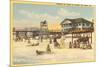Beach, Panama City, Florida-null-Mounted Premium Giclee Print