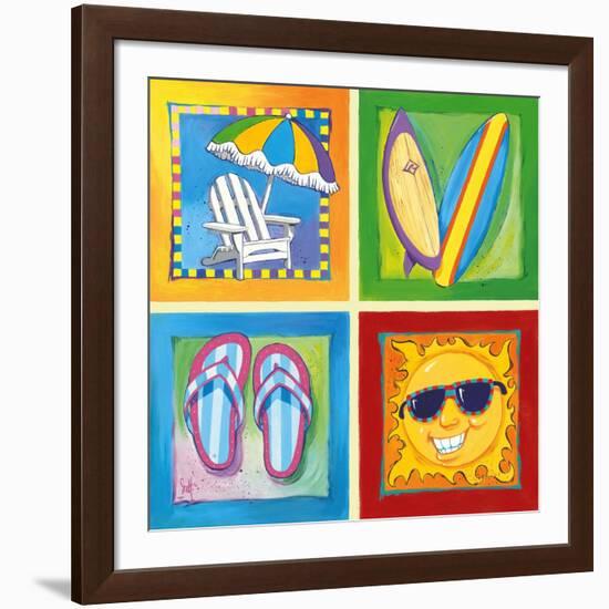 Beach Panel-Scott Westmoreland-Framed Art Print