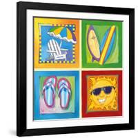 Beach Panel-Scott Westmoreland-Framed Art Print