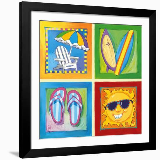 Beach Panel-Scott Westmoreland-Framed Art Print