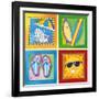 Beach Panel-Scott Westmoreland-Framed Art Print