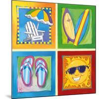 Beach Panel-Scott Westmoreland-Mounted Art Print