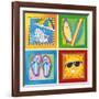 Beach Panel-Scott Westmoreland-Framed Art Print