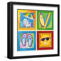 Beach Panel-Scott Westmoreland-Framed Art Print