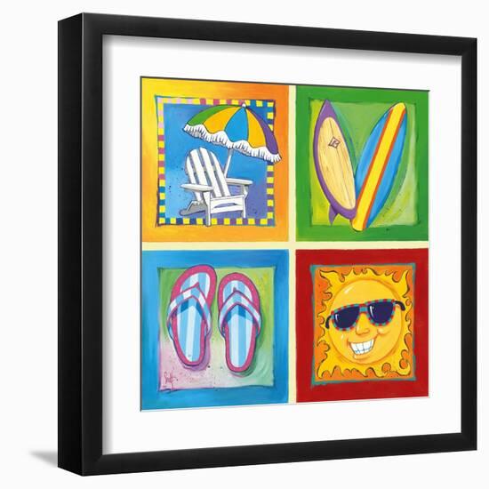 Beach Panel-Scott Westmoreland-Framed Art Print