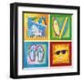 Beach Panel-Scott Westmoreland-Framed Art Print