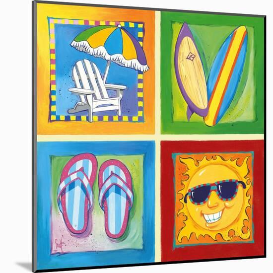 Beach Panel-Scott Westmoreland-Mounted Art Print