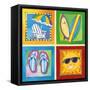 Beach Panel-Scott Westmoreland-Framed Stretched Canvas