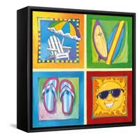 Beach Panel-Scott Westmoreland-Framed Stretched Canvas