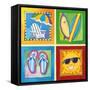 Beach Panel-Scott Westmoreland-Framed Stretched Canvas