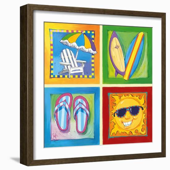 Beach Panel-Scott Westmoreland-Framed Art Print