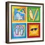 Beach Panel-Scott Westmoreland-Framed Art Print