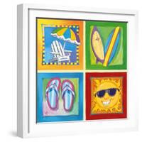 Beach Panel-Scott Westmoreland-Framed Art Print