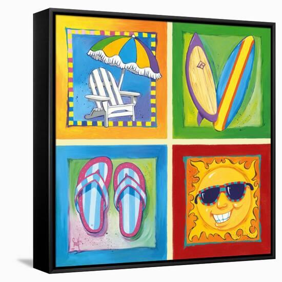 Beach Panel-Scott Westmoreland-Framed Stretched Canvas