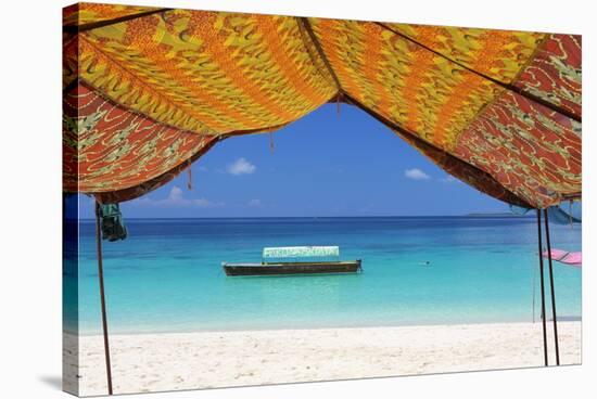 Beach, Pange Island, Zanzibar, Tanzania, East Africa, Africa-Vincenzo Lombardo-Stretched Canvas