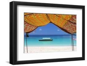 Beach, Pange Island, Zanzibar, Tanzania, East Africa, Africa-Vincenzo Lombardo-Framed Photographic Print