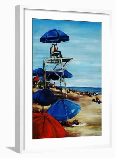 Beach Parade-Sydney Edmunds-Framed Giclee Print