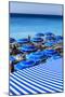 Beach Parasols, Nice, Alpes Maritimes, Provence, Cote D'Azur, French Riviera, France, Europe-Amanda Hall-Mounted Photographic Print